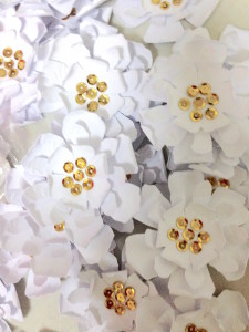 White flower background